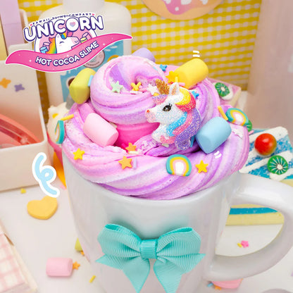 Unicorn Hot Cocoa Kawaii Slime