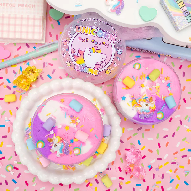 Unicorn Hot Cocoa Kawaii Slime