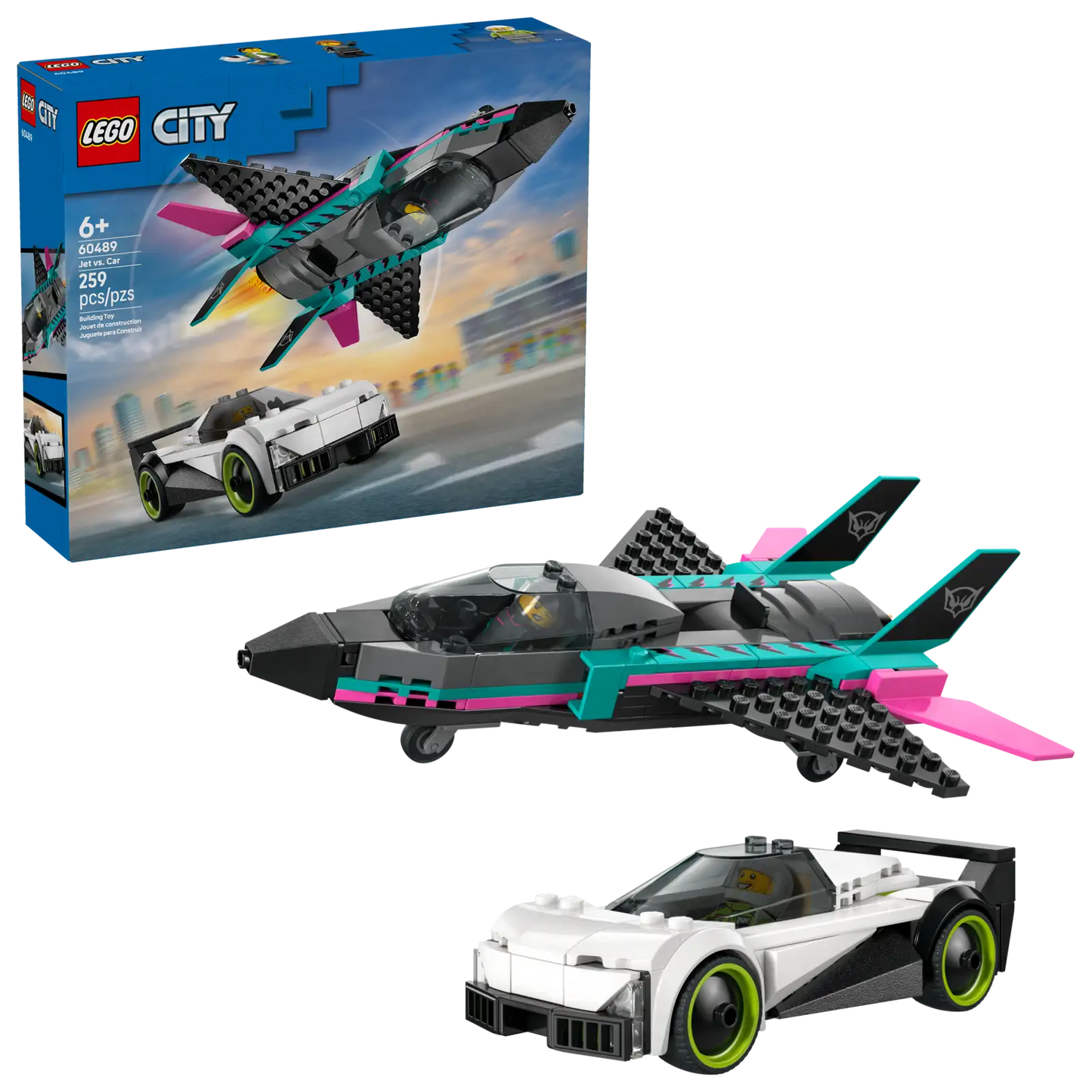 LEGO Jet vs. Car