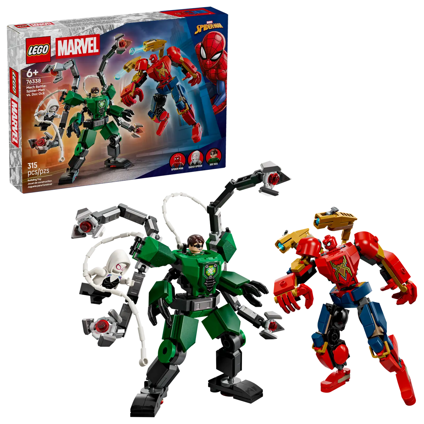 LEGO Mech Battle Spiderman vs Doc Ock