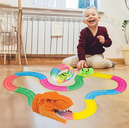 Twister Tracks Neon Glow in the Dark Dino Series