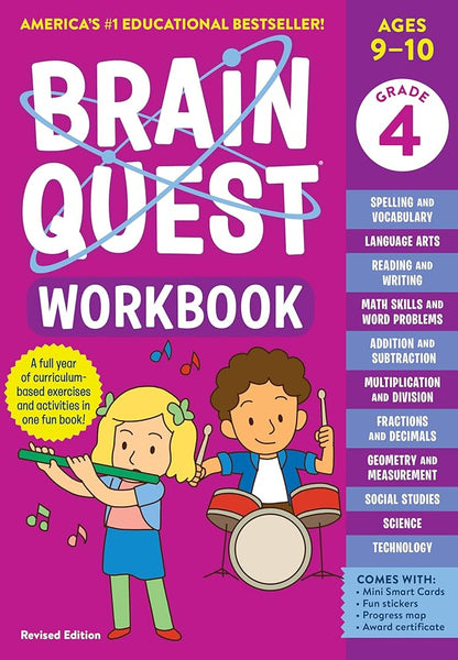 Workbook Grade 4 Brain quest