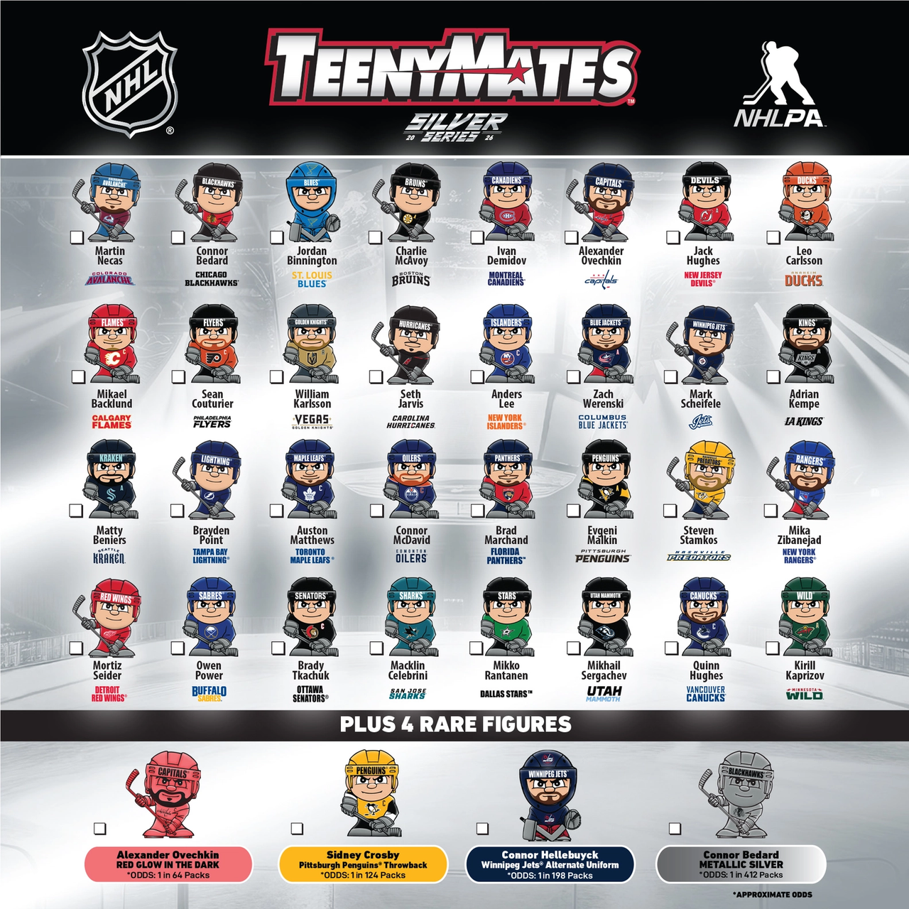 NHL Teenymates Gravity Feed 2026
