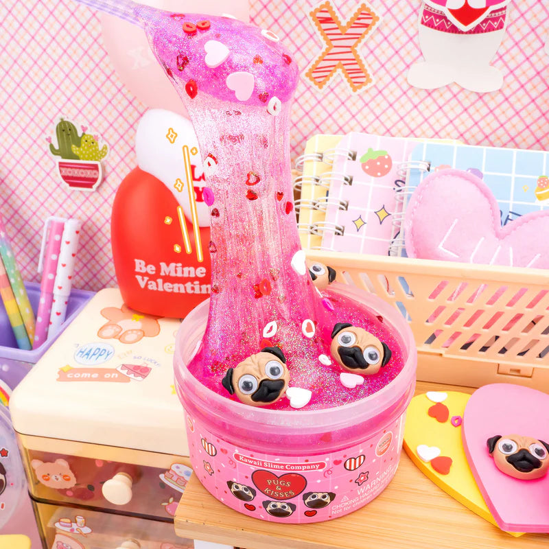 Pugs and Kisses Kawaii Slime