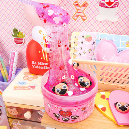 Pugs and Kisses Kawaii Slime