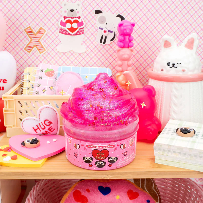 Pugs and Kisses Kawaii Slime