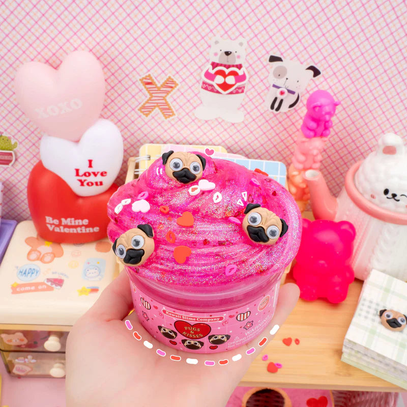 Pugs and Kisses Kawaii Slime