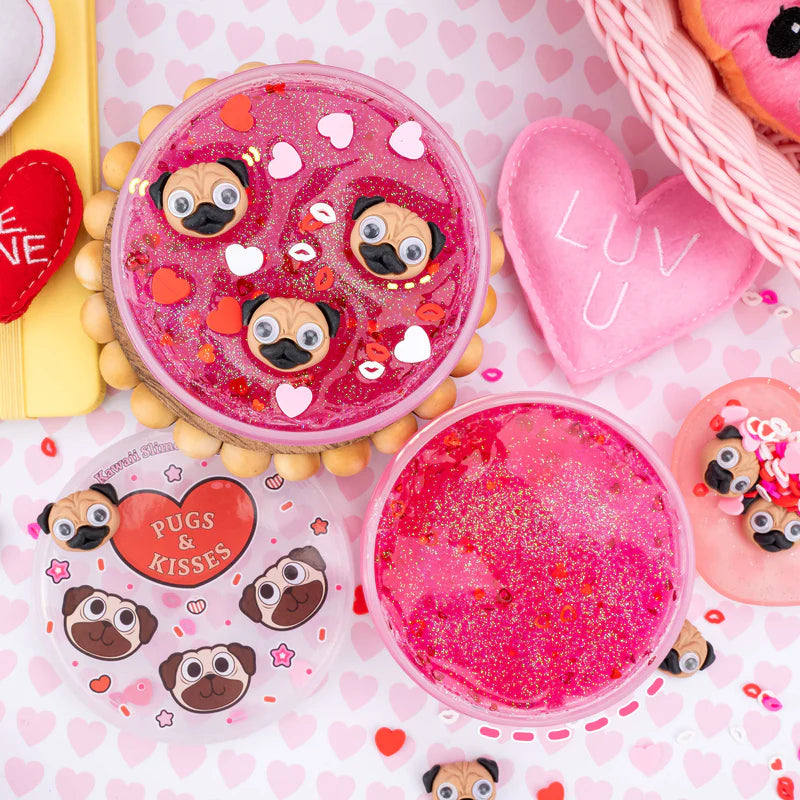 Pugs and Kisses Kawaii Slime