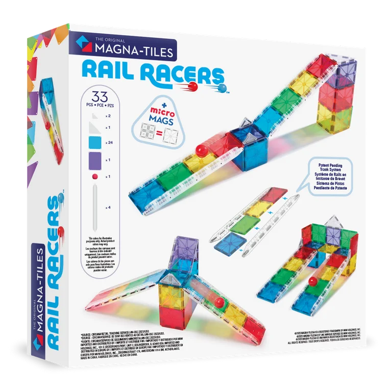 MAGNA-TILES Rail Racers 33 pc