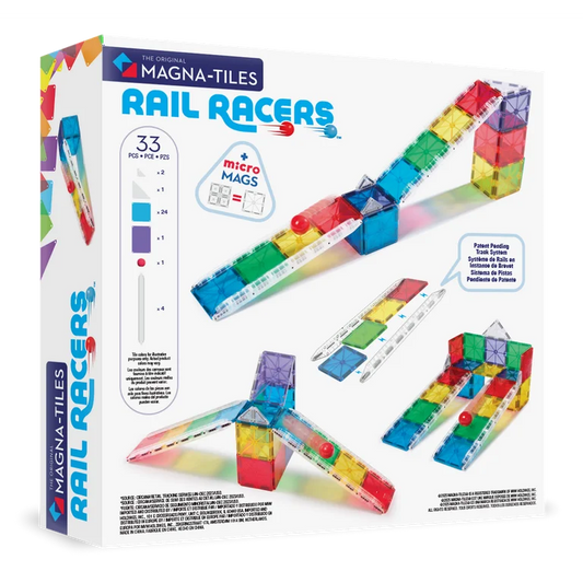 MAGNA-TILES Rail Racers 33 pc
