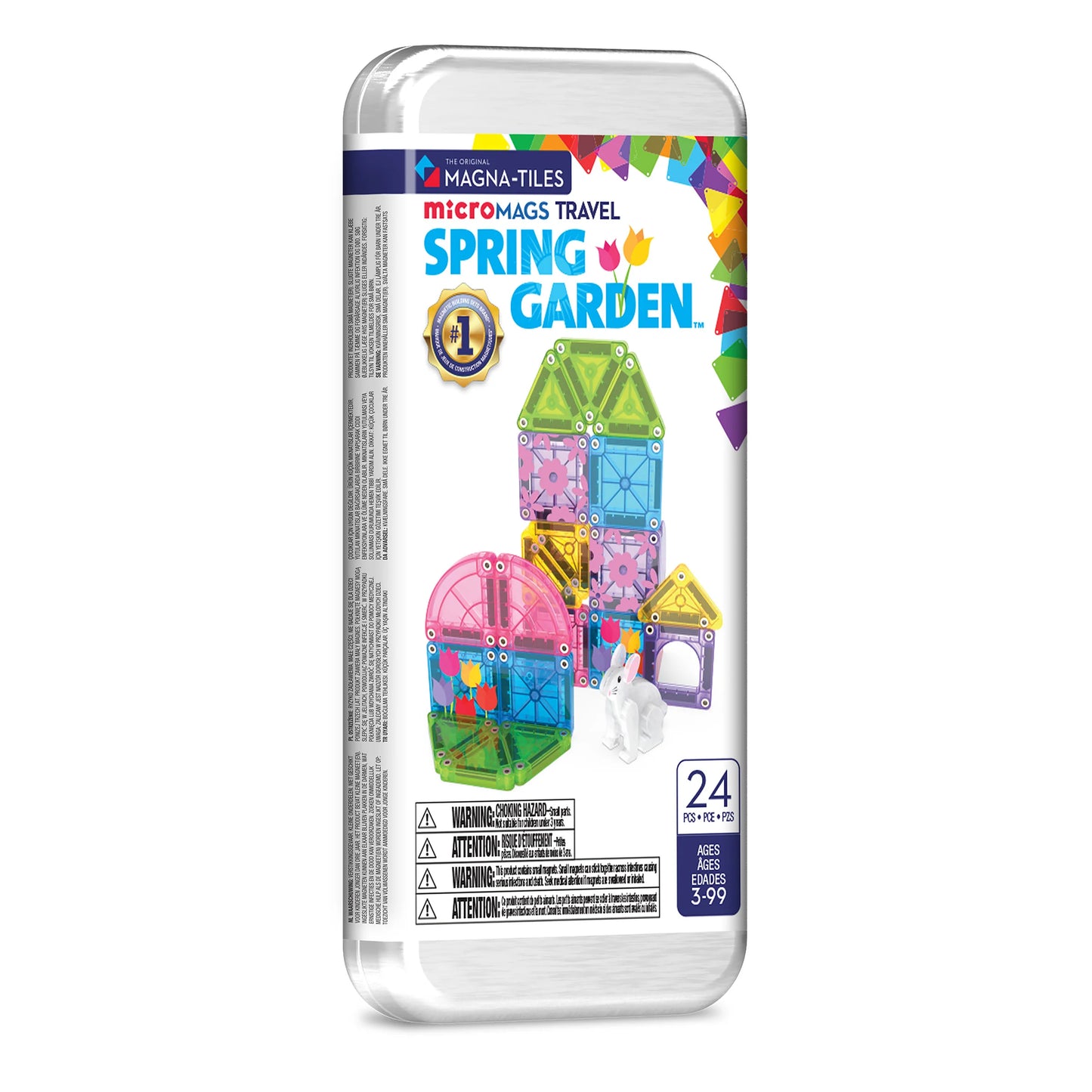 MAGNA-TILES MicroMAGS Travel Spring Garden