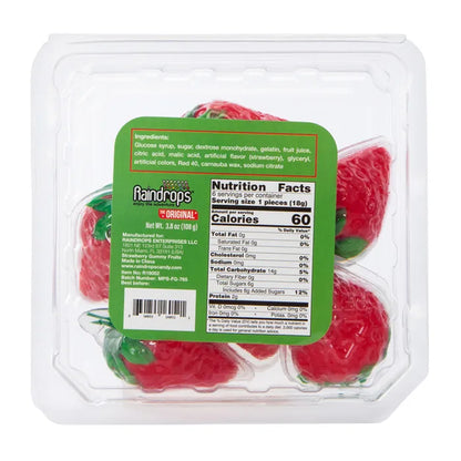 Raindrops Gummy Liquid Filled Strawberries