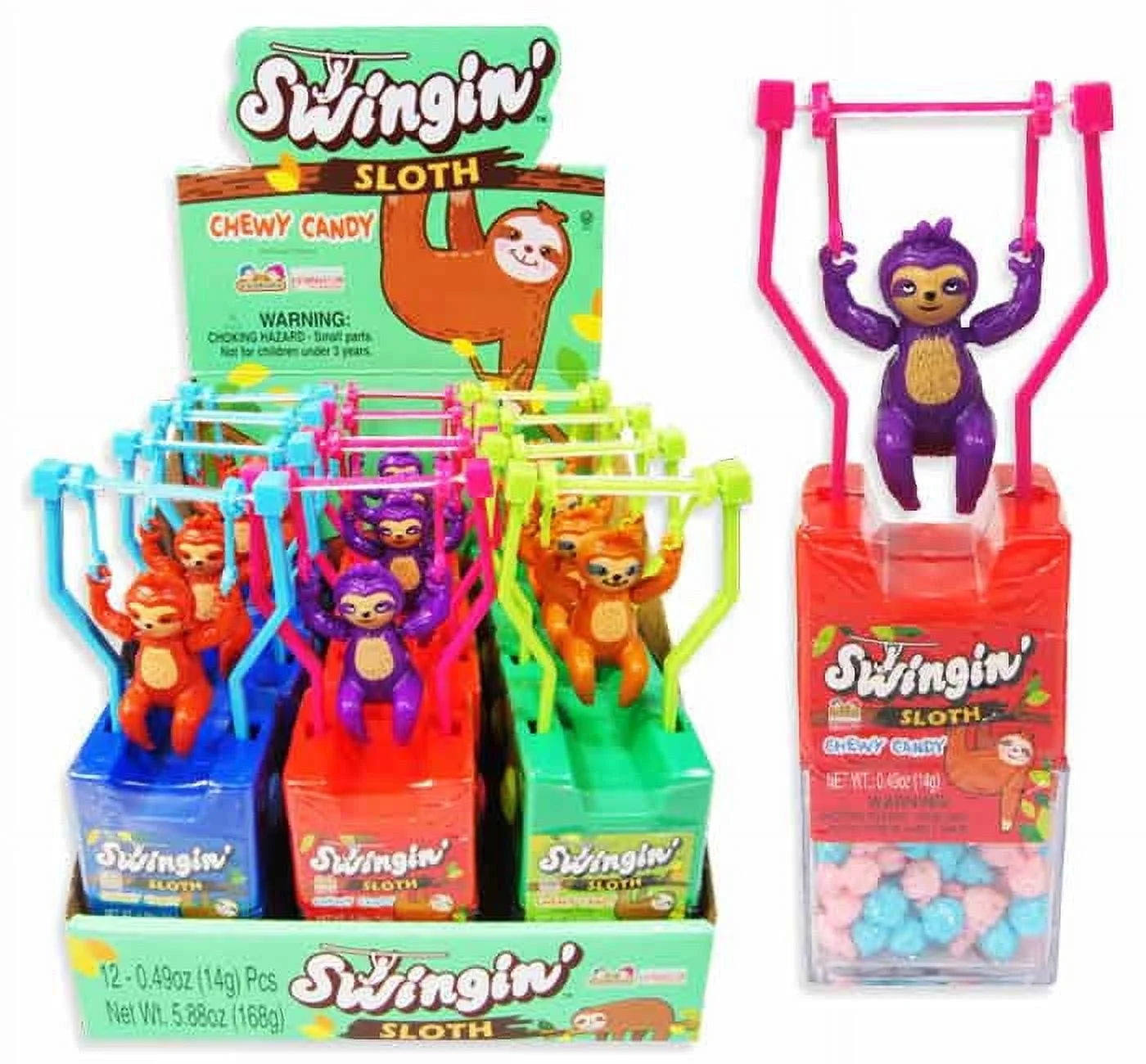 Swinging Sloth Chewy Candy