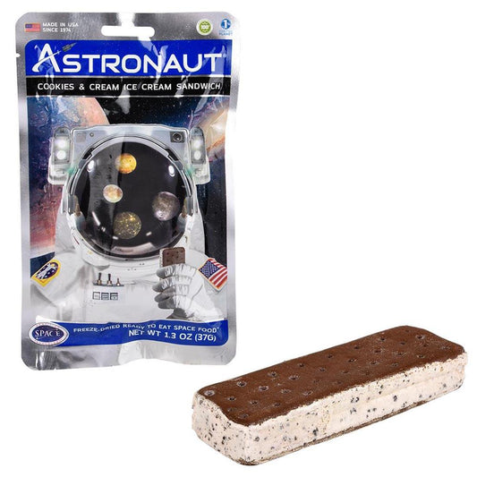Astronaut Cookies and Cream Ice cream Sandwich