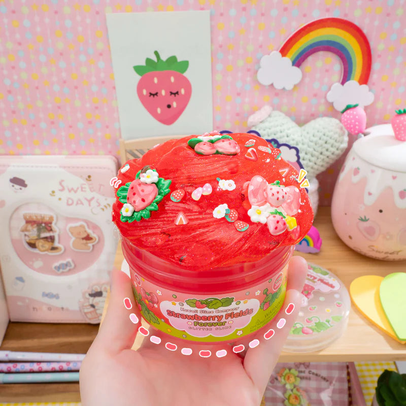 Strawberry Fields Forever Kawaii Slime