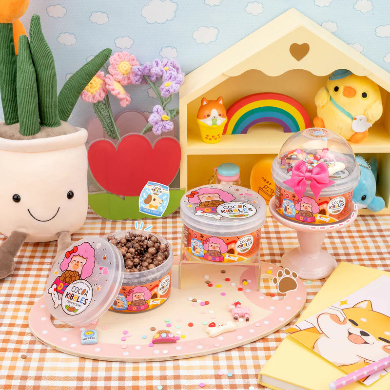 Cocoa Kibbles Crunchy Kawaii Slime