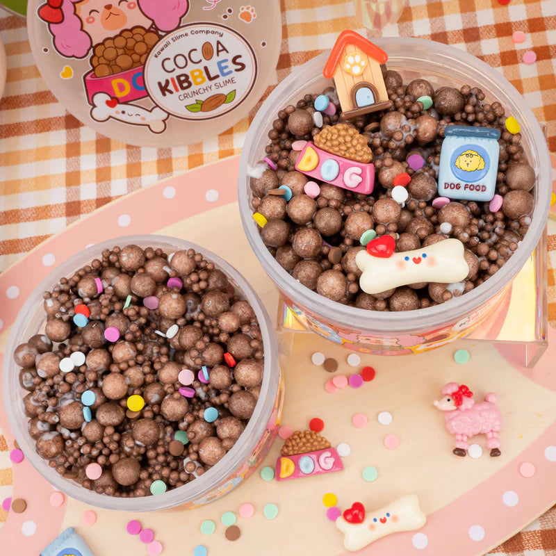 Cocoa Kibbles Crunchy Kawaii Slime
