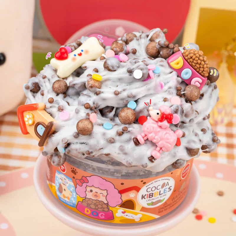 Cocoa Kibbles Crunchy Kawaii Slime