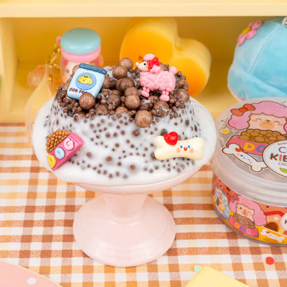 Cocoa Kibbles Crunchy Kawaii Slime