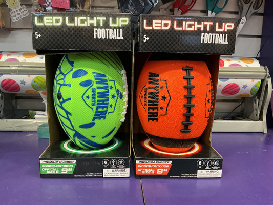 Anywhere Light up Football Orange