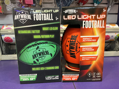Anywhere Light up Football Orange