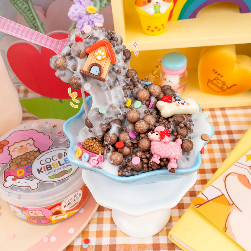 Cocoa Kibbles Crunchy Kawaii Slime