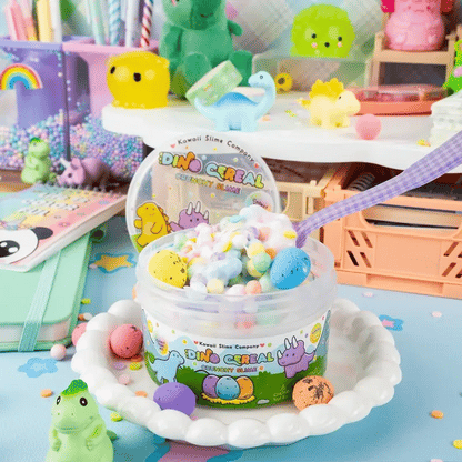 Dino Cereal Kawaii Slime