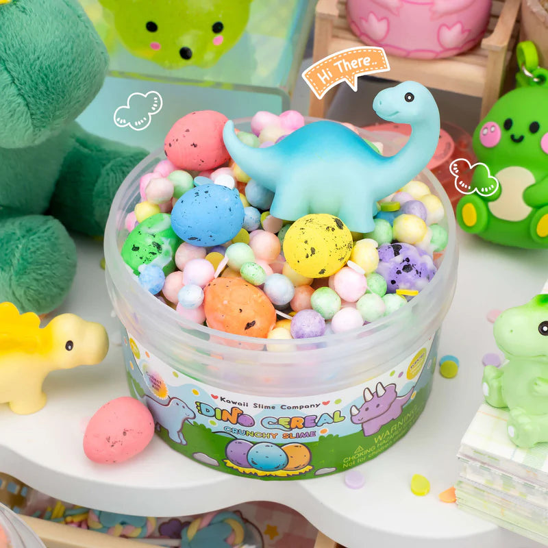Dino Cereal Kawaii Slime