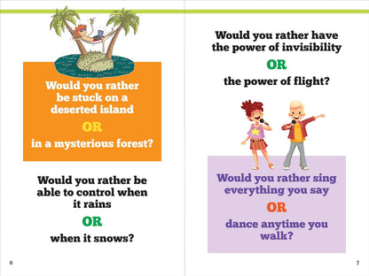 Would you Rather Pick this or that weird wacky or Downright Gross answer