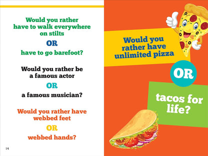 Would you Rather Pick this or that weird wacky or Downright Gross answer