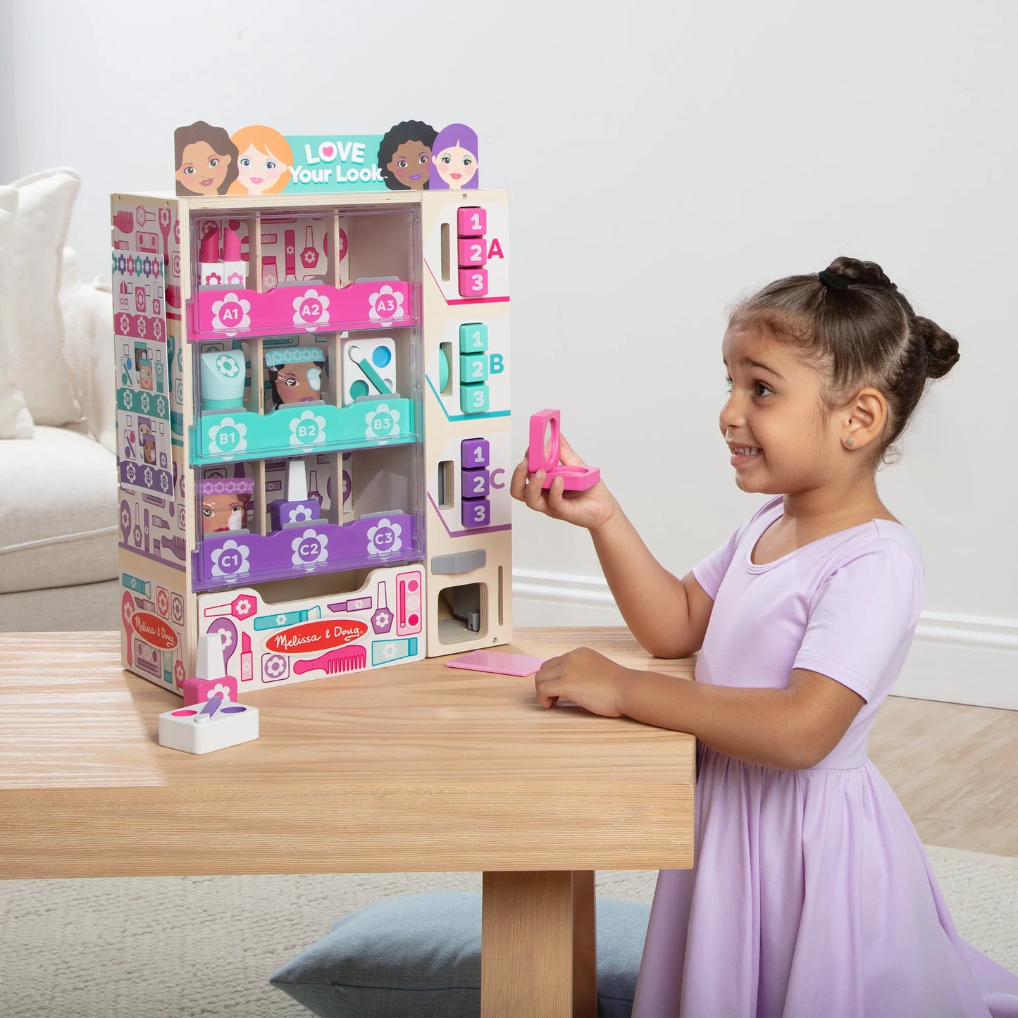 Beauty Kiosk Play Set Vending machine