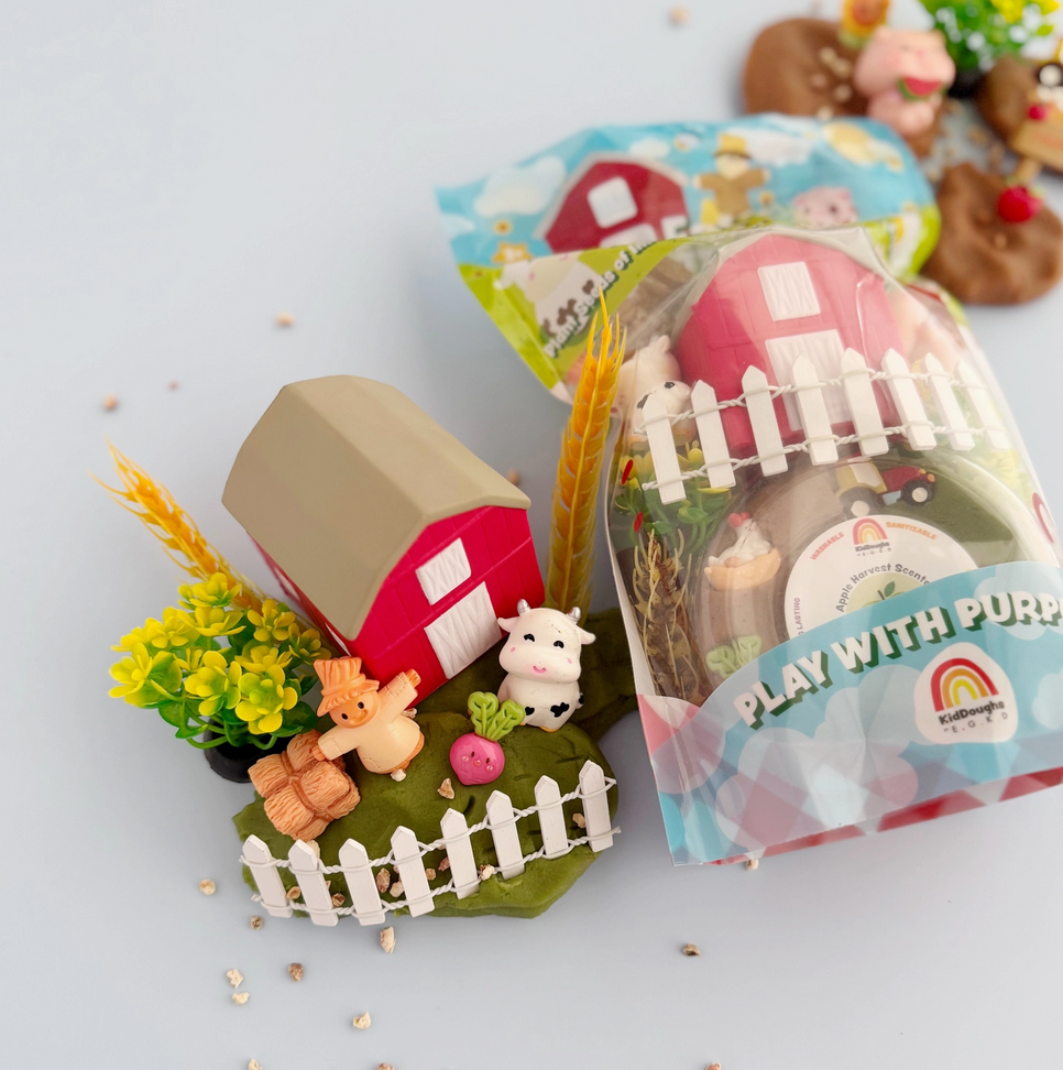 Farm Kidough Playdough Kit