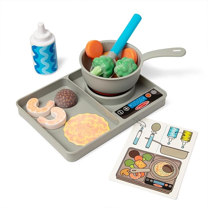 Simmer and Stir stove top play set