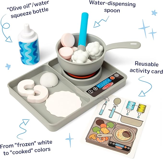 Simmer and Stir stove top play set