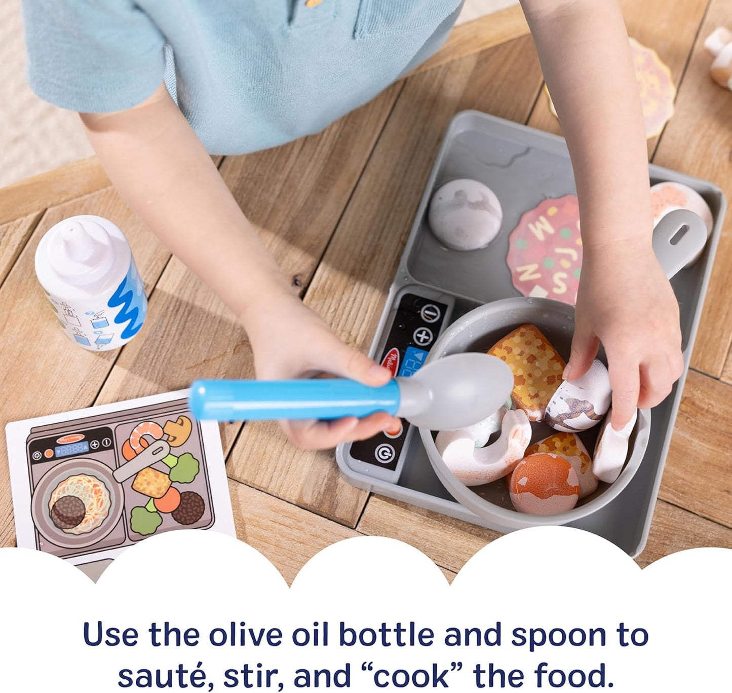 Simmer and Stir stove top play set