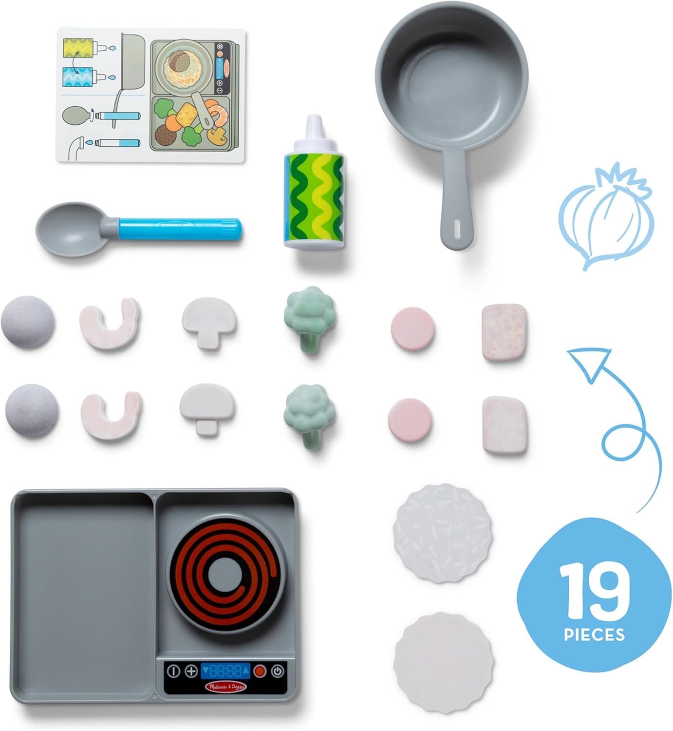Simmer and Stir stove top play set