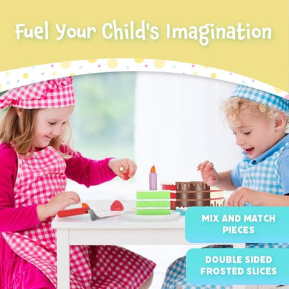 Magnetic Bake and Play Cake Set