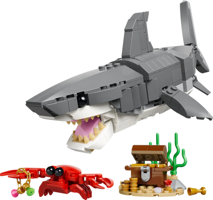 LEGO Fierce Shark with a treasure Chest