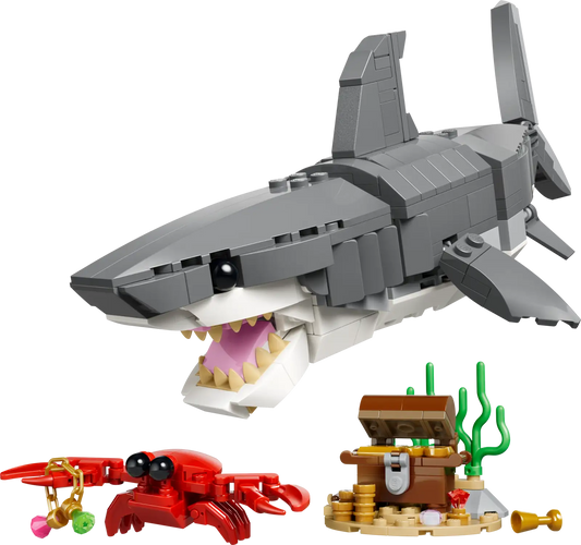 LEGO Fierce Shark with a treasure Chest