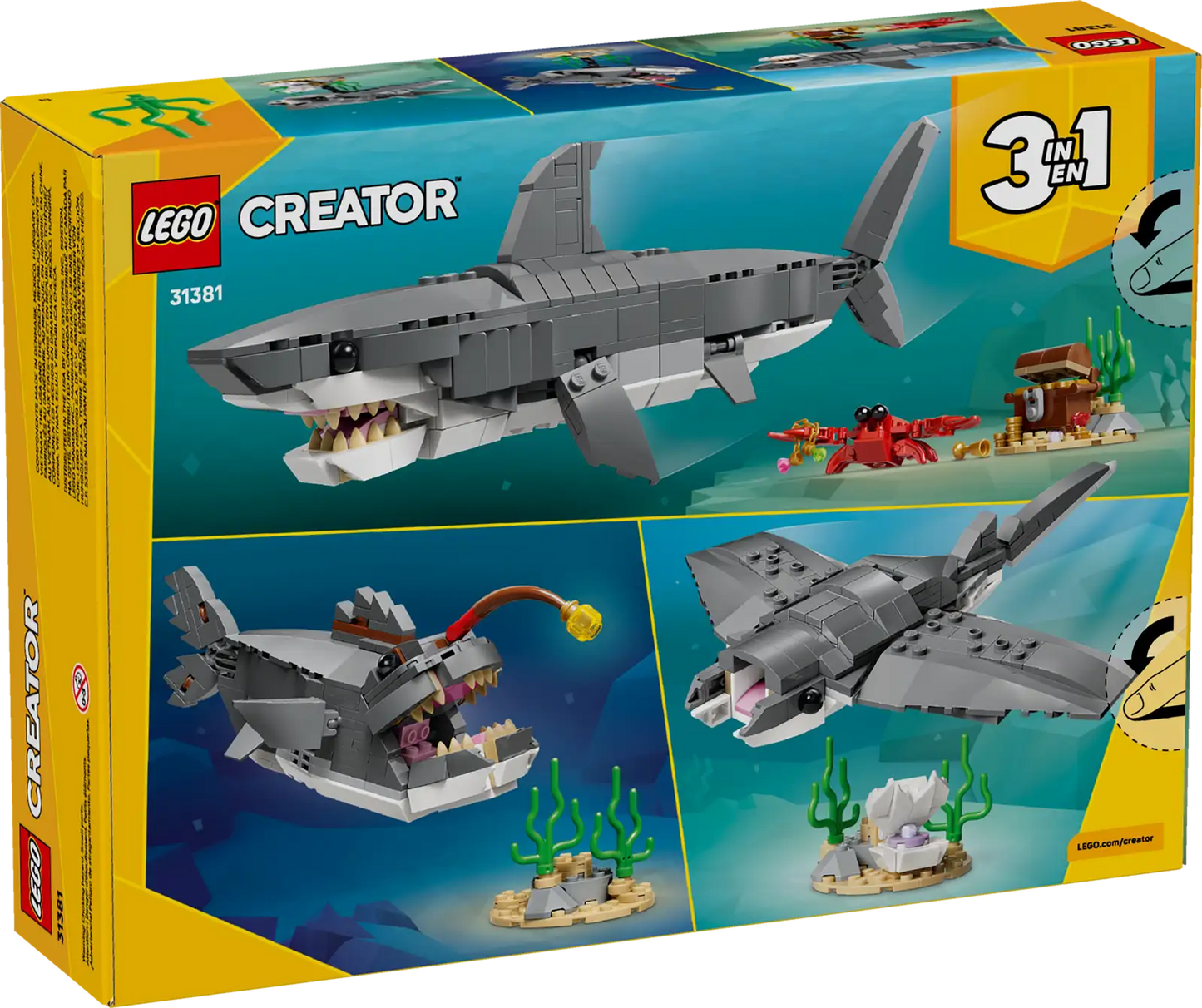 LEGO Fierce Shark with a treasure Chest