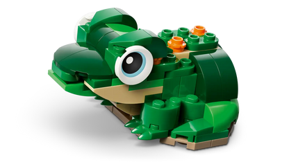 LEGO Turtle with a Water Lily Flower