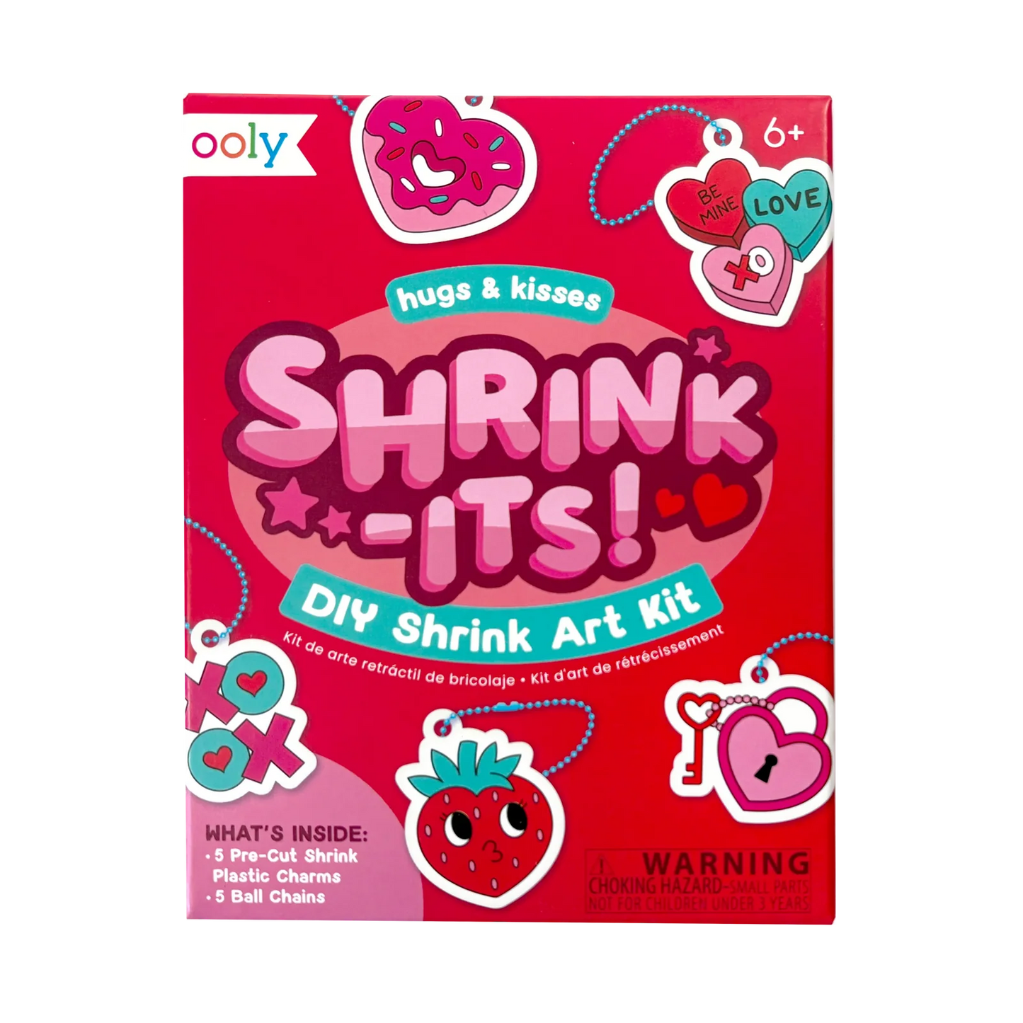 Hugs and Kisses Shrink Its DIY Shrink Art Kit