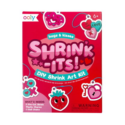 Hugs and Kisses Shrink Its DIY Shrink Art Kit