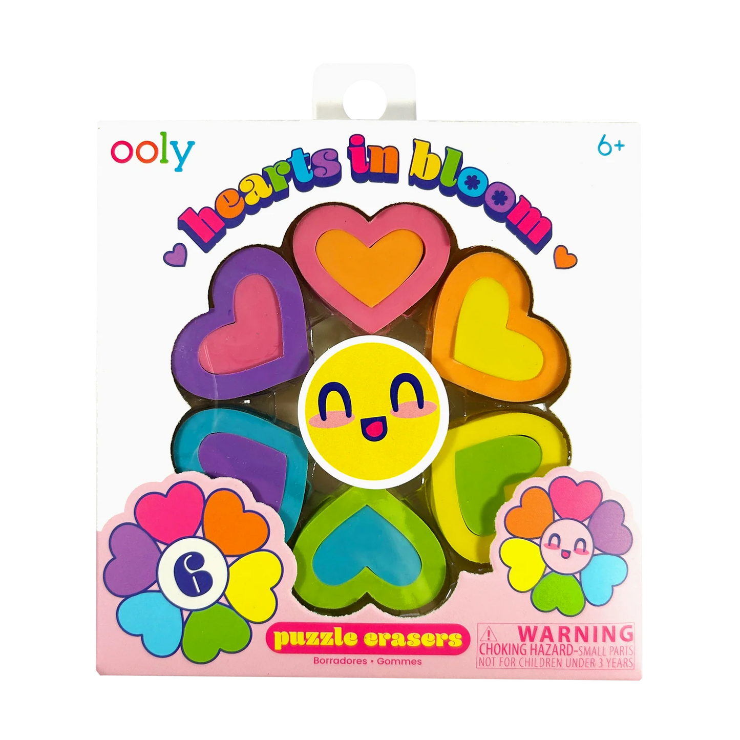Hearts in Bloom Erasers