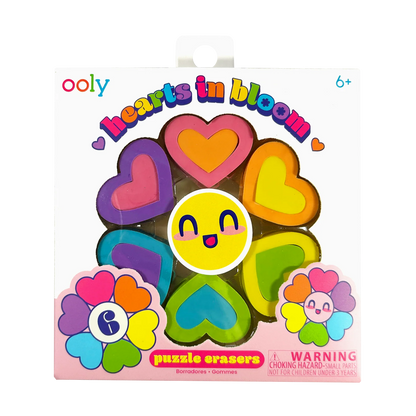 Hearts in Bloom Erasers