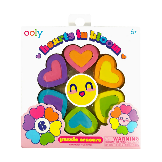 Hearts in Bloom Erasers