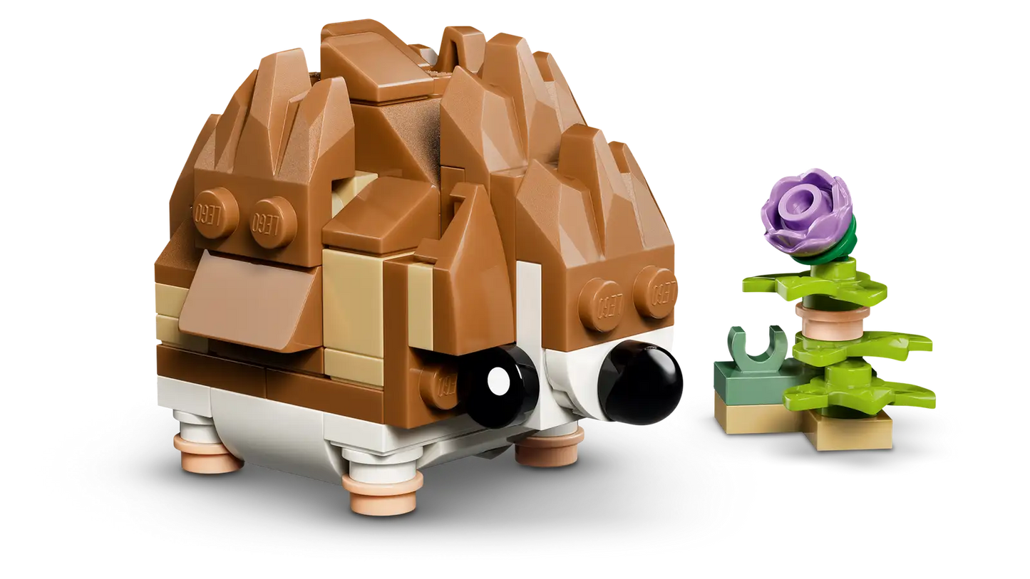 LEGO Cute Hamster with a Flower