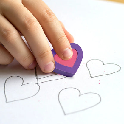 Hearts in Bloom Erasers