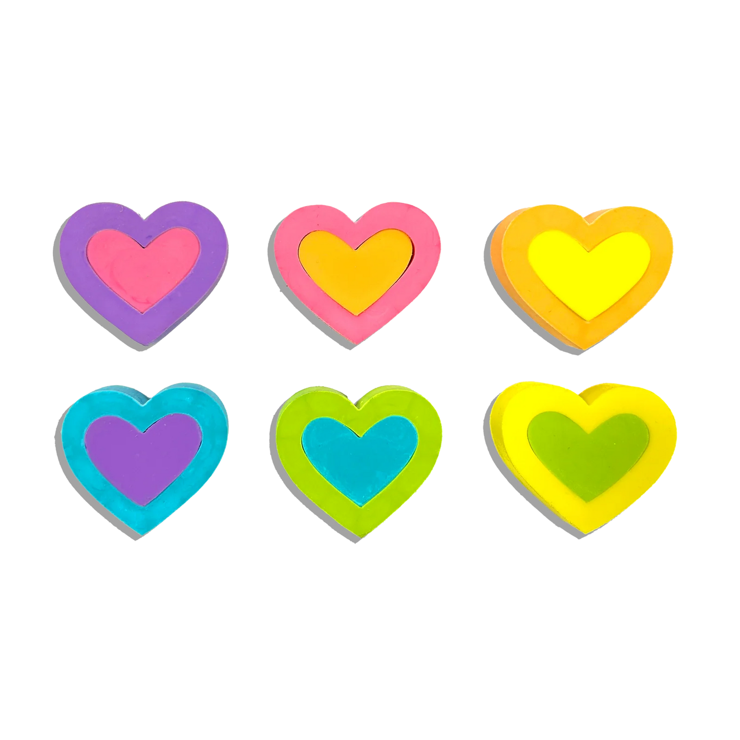 Hearts in Bloom Erasers