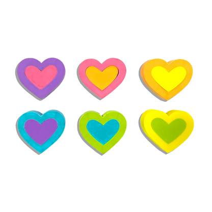 Hearts in Bloom Erasers